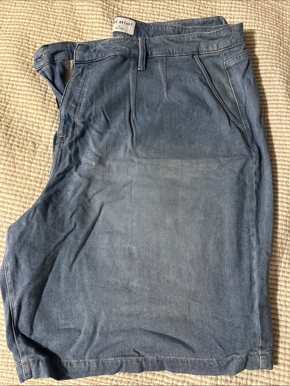 Lane Bryant Light Blue Denim Shorts